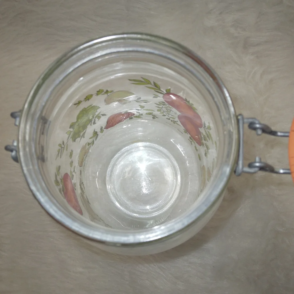 VINTAGE Arc of France Spice of Life 2L Glass Canister.